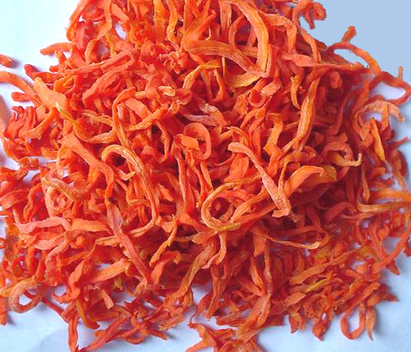 dehydrated carrots strip