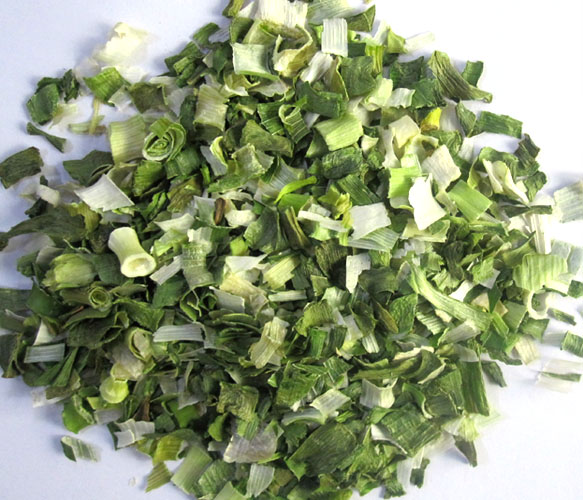 dehydrated leeks